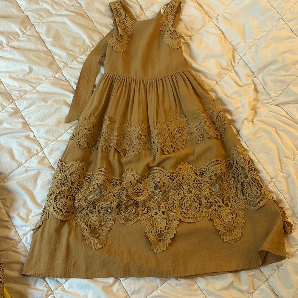 Kids honey Alondra dress